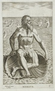 Nereus by Philips Galle