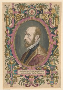 Portrait of Abraham Ortelius by Philips Galle