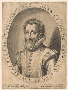 Portrait of Henry IV, King of France by Philips Galle