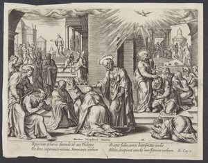 St. Peter, St. John and St. Philip Laying Their Hands on the Baptized at Samaria