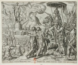 The Story of Shadrach, Meshach, and Abednego by Philips Galle