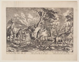 The Triumph of Time by Philips Galle