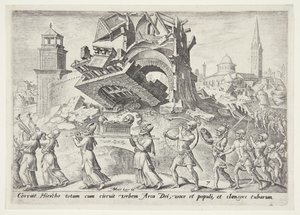 The Destruction of Jericho by Philips Galle