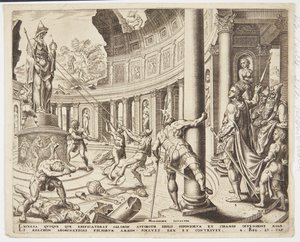 The Destruction of the Temple of Ashtoreth, Chemosh and Milcom