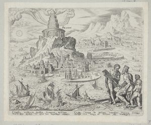 The Lighthouse at Alexandria by Philips Galle