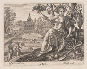 Spring, from Four Seasons by Philips Galle
