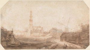 View of the Westerkerk and Surroundings