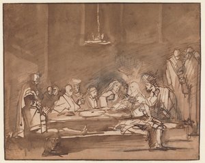 The Last Supper by Philips Koninck