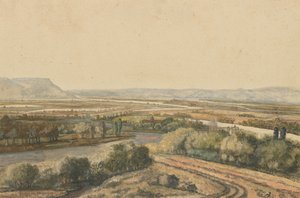 River Landscape by Philips Koninck
