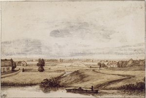 Wide Flat Landscape by Philips Koninck