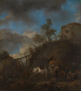 Blacksmith Shoeing a Horse by Philips Wouwerman