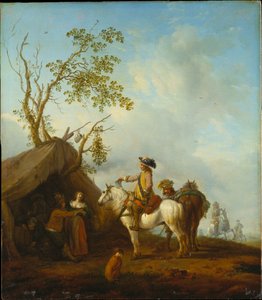 Horsemen before a Camp Follower