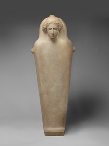 Marble anthropoid sarcophagus, c.410 BC by Phoenician