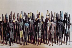 Offering Statuettes, from the Temple of Obelisks, Byblos by Phoenician School