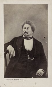 The Author Alexandre Dumas Père by Photo studio Duroni and Murer.