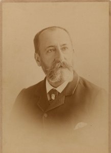 Portrait of the Composer Camille Saint-Saëns by Photo studio J. Lacroix.