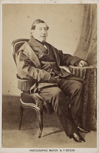 Portrait of the Composer Gioachino Antonio Rossini, ca 1860 by Photo studio Mayer and Pierson.