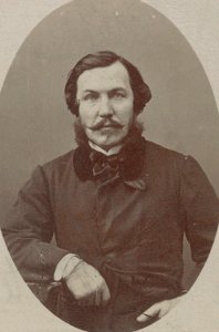 Portrait of pianist and composer Alfred Quidant, 1815-1893 by Photo studio Nadar.