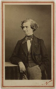 Portrait of the composer Hector Berlioz 1803-1869, ca 1860