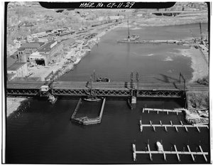 Norwalk River Bridge, Norwalk, Connecticut by Photographer American