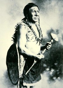 White Swan, Warrior by Photographer American