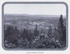 Piccadilly, from Mount Lofty Ranges by Photographer Australian