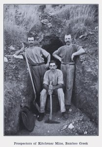 Prospectors of Kitchener Mine, Bamboo Creek by Photographer Australian