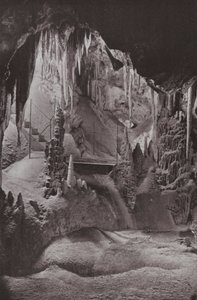 Scene in the Famous Jenolan Caves, New South Wales by Photographer Australian