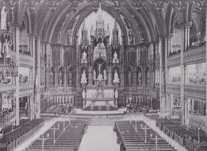 Interior Notre Dame Cathedral, Montreal by Photographer Canadian