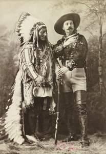 Sitting Bull and Buffalo Bill by Photographer Canadian