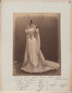 Album Page: House of Worth, Ball Gown