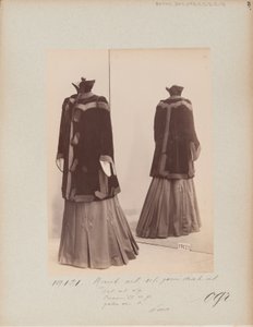 Album Page: House of Worth, Coat by Photographer French