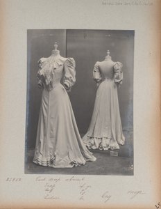 Album Page: House of Worth, Costume by Photographer French