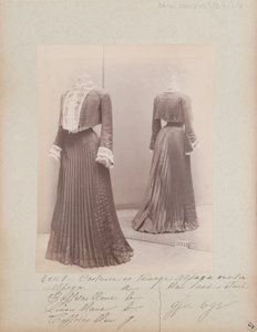 Album Page: House of Worth, Costume by Photographer French