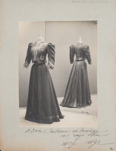 Album Page: House of Worth, Costume by Photographer French
