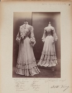 Album Page: House of Worth, Costume by Photographer French