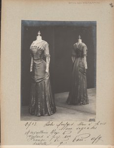 Album Page: House of Worth, Dress by Photographer French