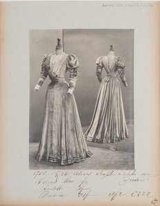 Album Page: House of Worth, Dress by Photographer French