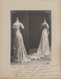 Album Page: House of Worth, Evening Dress by Photographer French