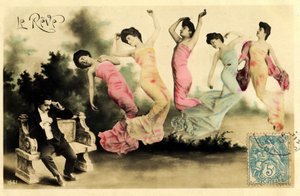 Postcard early 20th century, entitled the dream by Photographer French