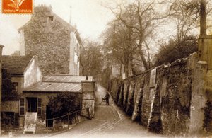 St Vincent Street, Montmartre, Paris, c. 1900 by Photographer French