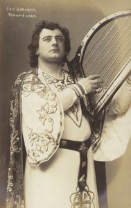 Carl Schroth, German opera singer as Tannhauser by Photographer German