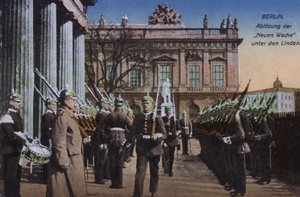 Changing of the guard at the Neue Wache, Unter den Linden, Berlin, Germany