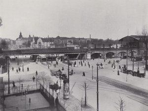 Charlottenburg, Hardenberg Street, Zoological Garden Station by Photographer German