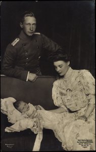Crown Prince Pair, Friedrich Wilhelm, Cecilie by Photographer German