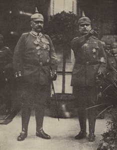 Field-Marshal von Hindenburg and General Ludendorff, German Army Commanders by Photographer German