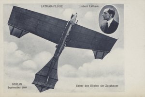 French aviator Hubert Latham