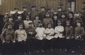 Group of German army officers by Photographer German