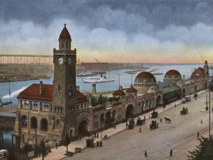 Hamburg: St Pauli Landungsbrucken by Photographer German