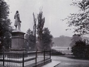 Leipzig: Rosental-Partie Mit Gellert-Denkmal